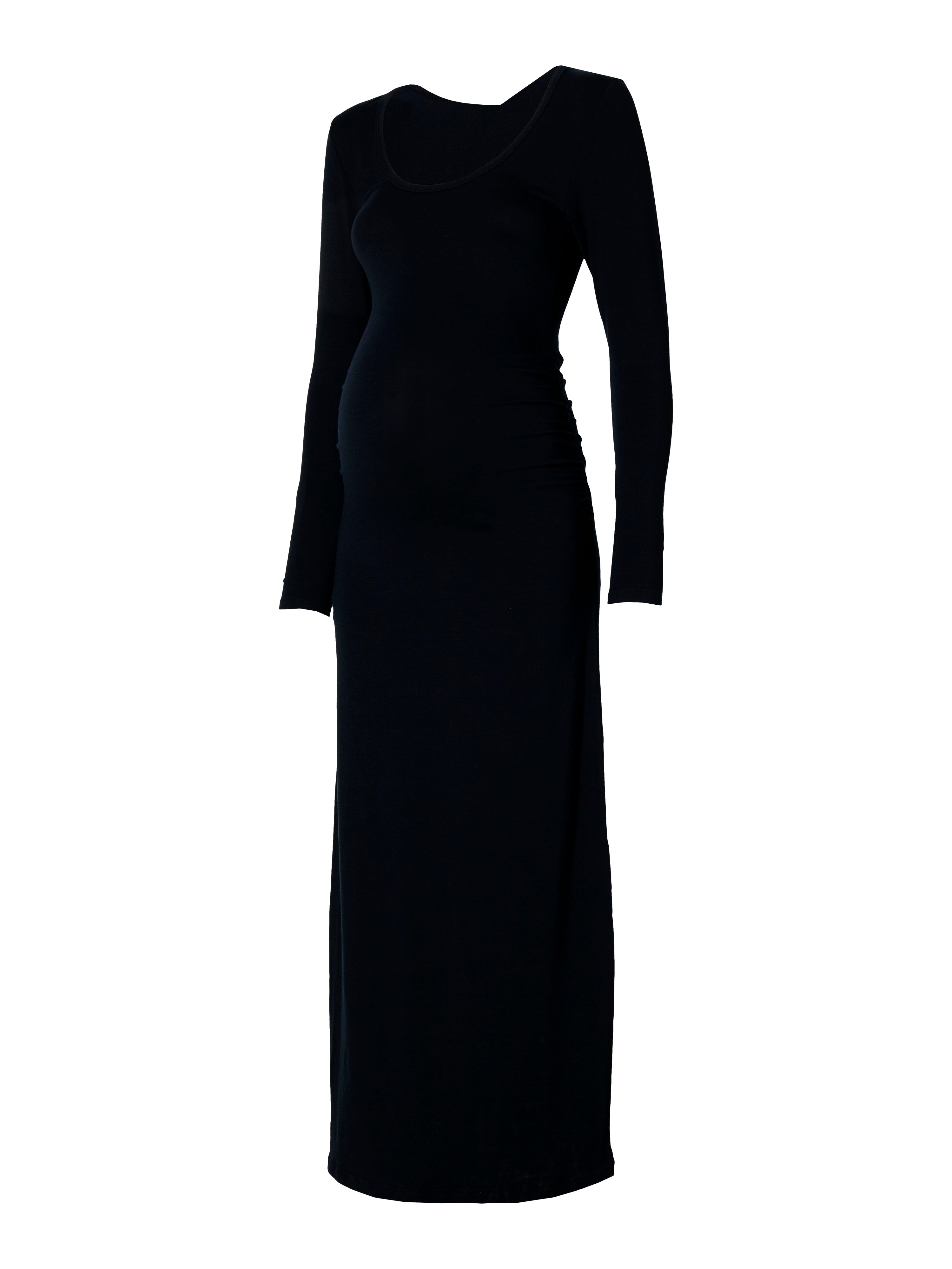 love2wait-kleid-langarm-ecovero-schwarz image 2
