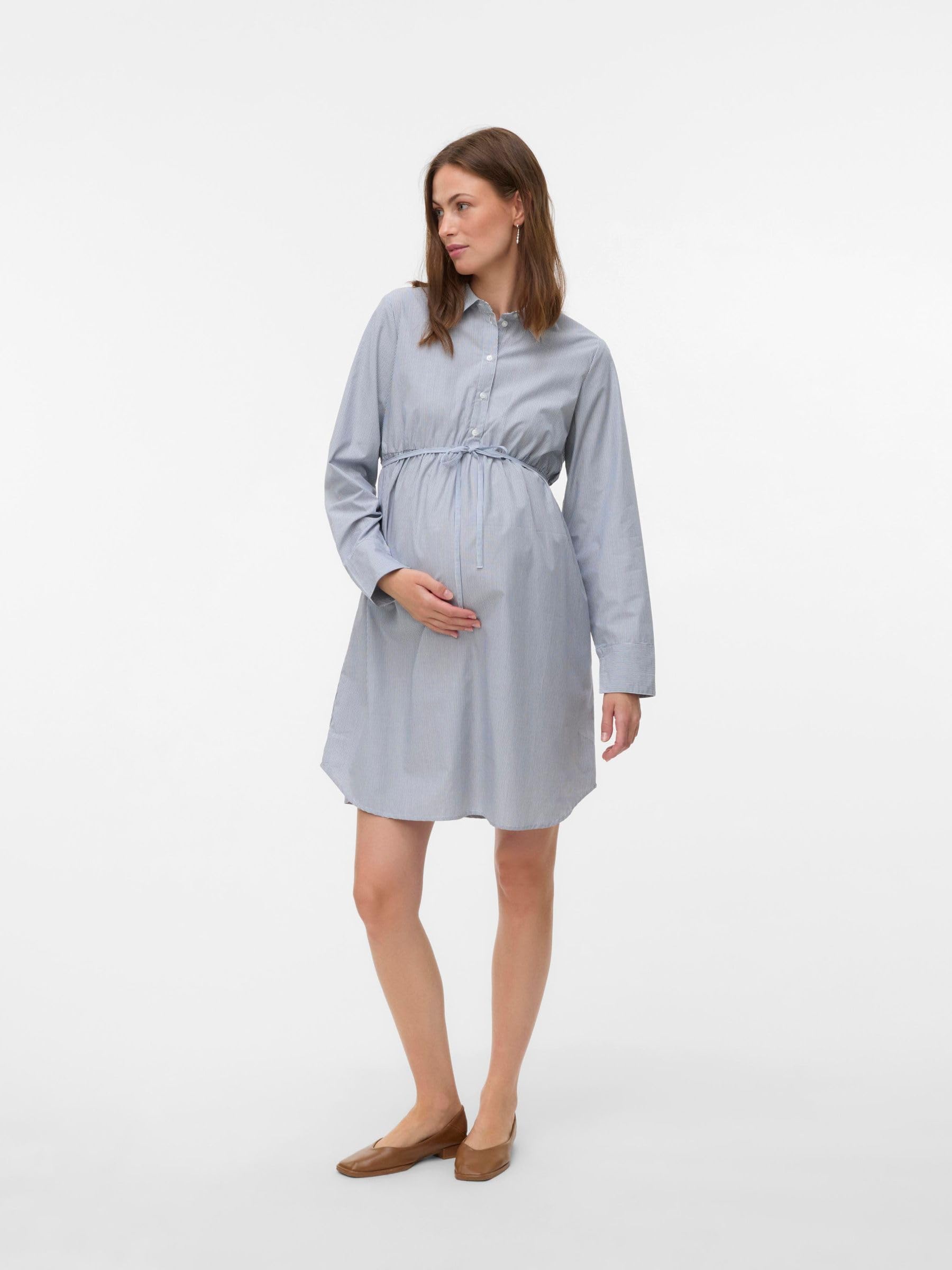 mamalicious-mlsalma-hemdblusenkleid-2-in-1-stillfunktion-kurz-g-rtel image 5
