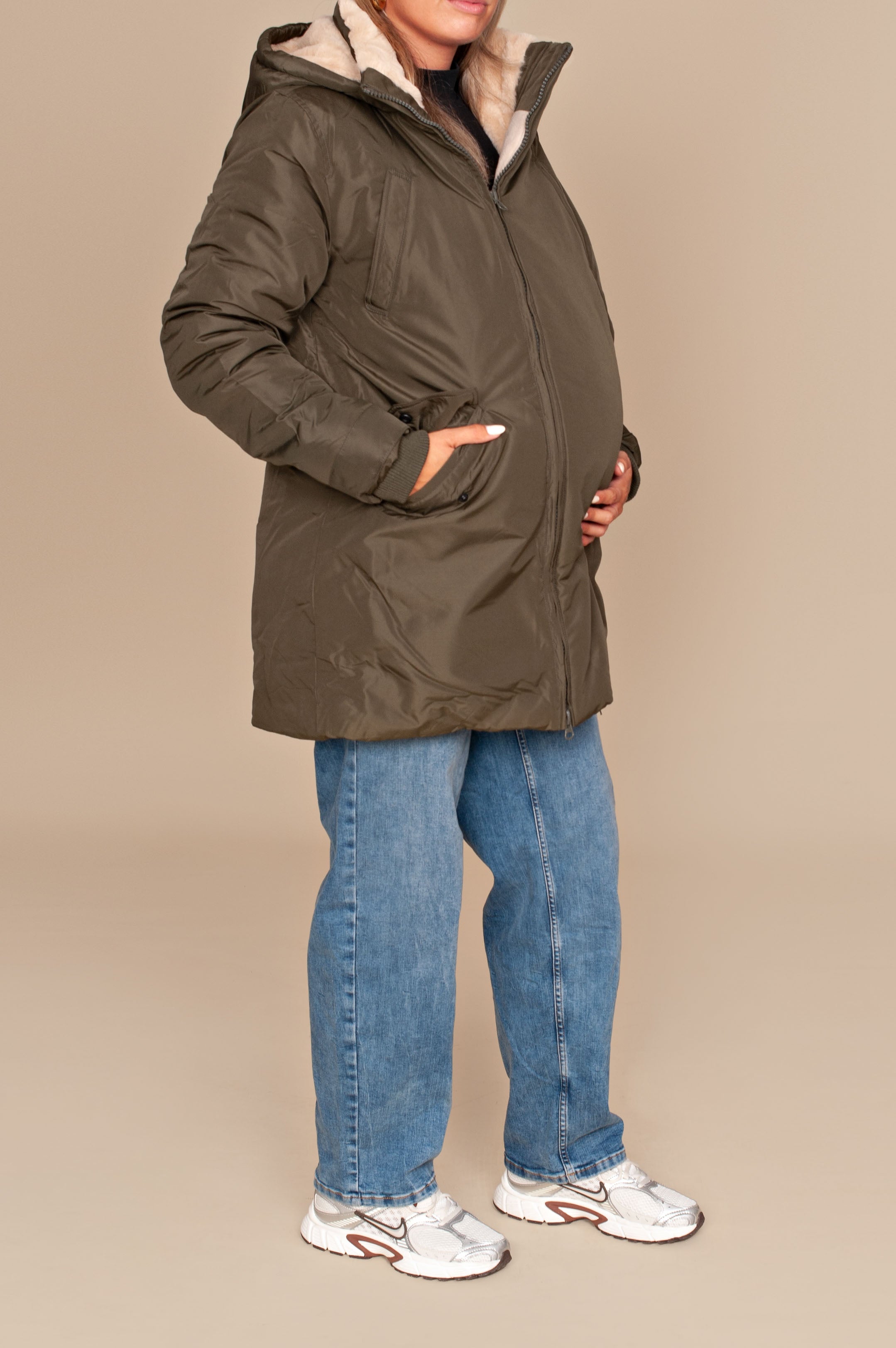 love2wait-coat-babycarrier-3-in-1-olive-c252000-054 image 1
