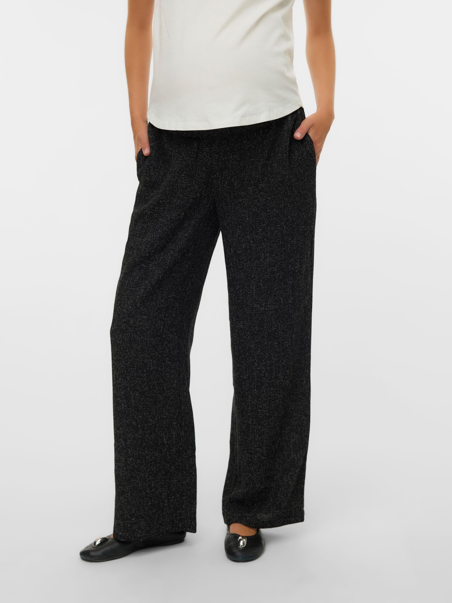 mamalicious-hose-mit-weitem-beinschnitt-umstandshose-mit-niedriger-taille-und-in image 2