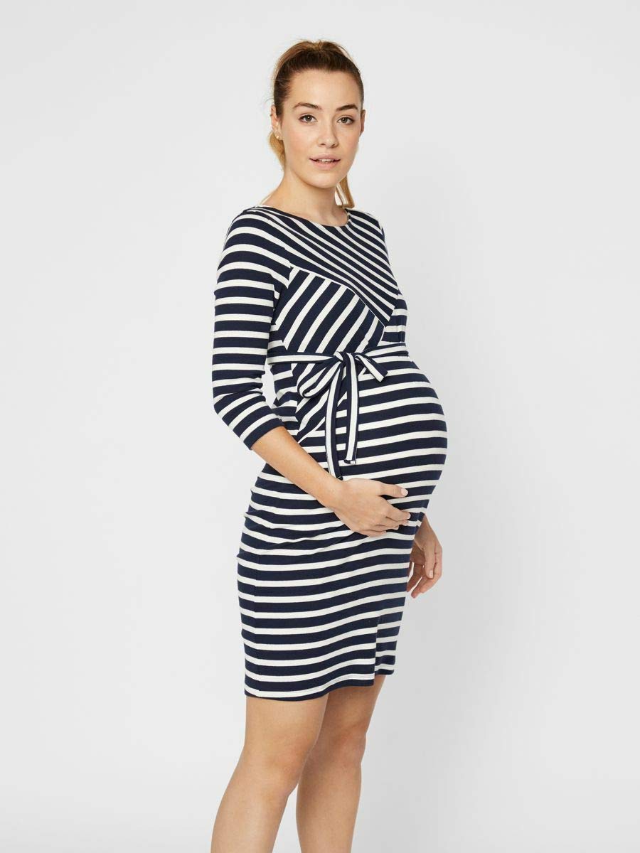 mamalicious-mlselina-umstands-jerseykleid-mit-3-4-rmeln-und-u-boot-ausschnitt image 3