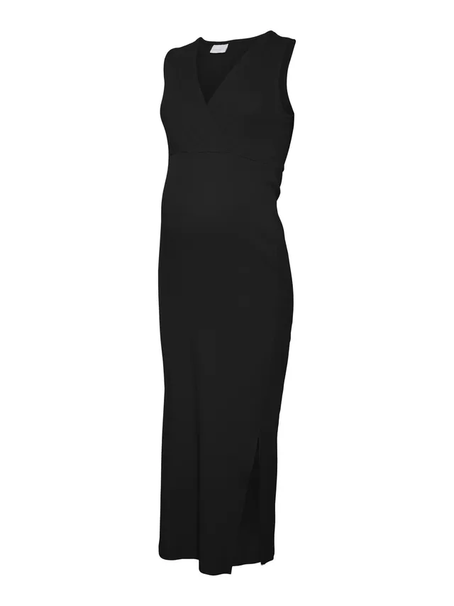 mamalicious-mlemily-umstandskleid-2-in-1-wickelkleid-mit-v-ausschnitt-stillfunkt image 1
