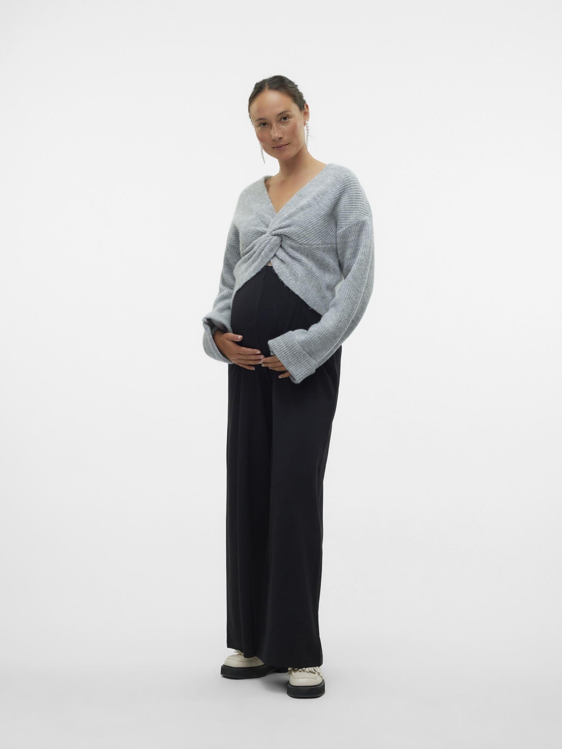 mamalicious-mlsvala-l-s-crop-knit-top-a-umstands-pullover-cropped-knoten-detail- image 4