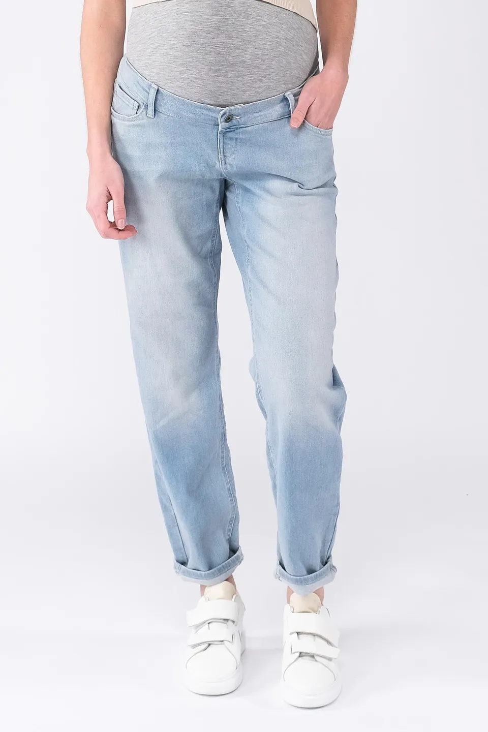 love2wait-jeans-norah-32-mom-fit-umstandsjeans-in-light-wash image 1