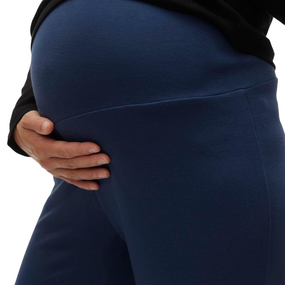 mamalicious-umstands-hose-marineblau-weite-passform-hohe-taille image 4