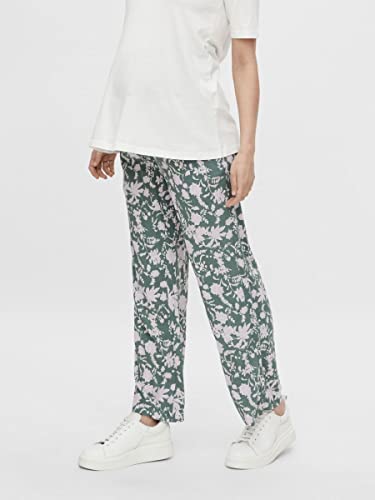 mamalicious-mlthea-woven-wide-pants-bequeme-umstandshose-mit-blumenprint image 8