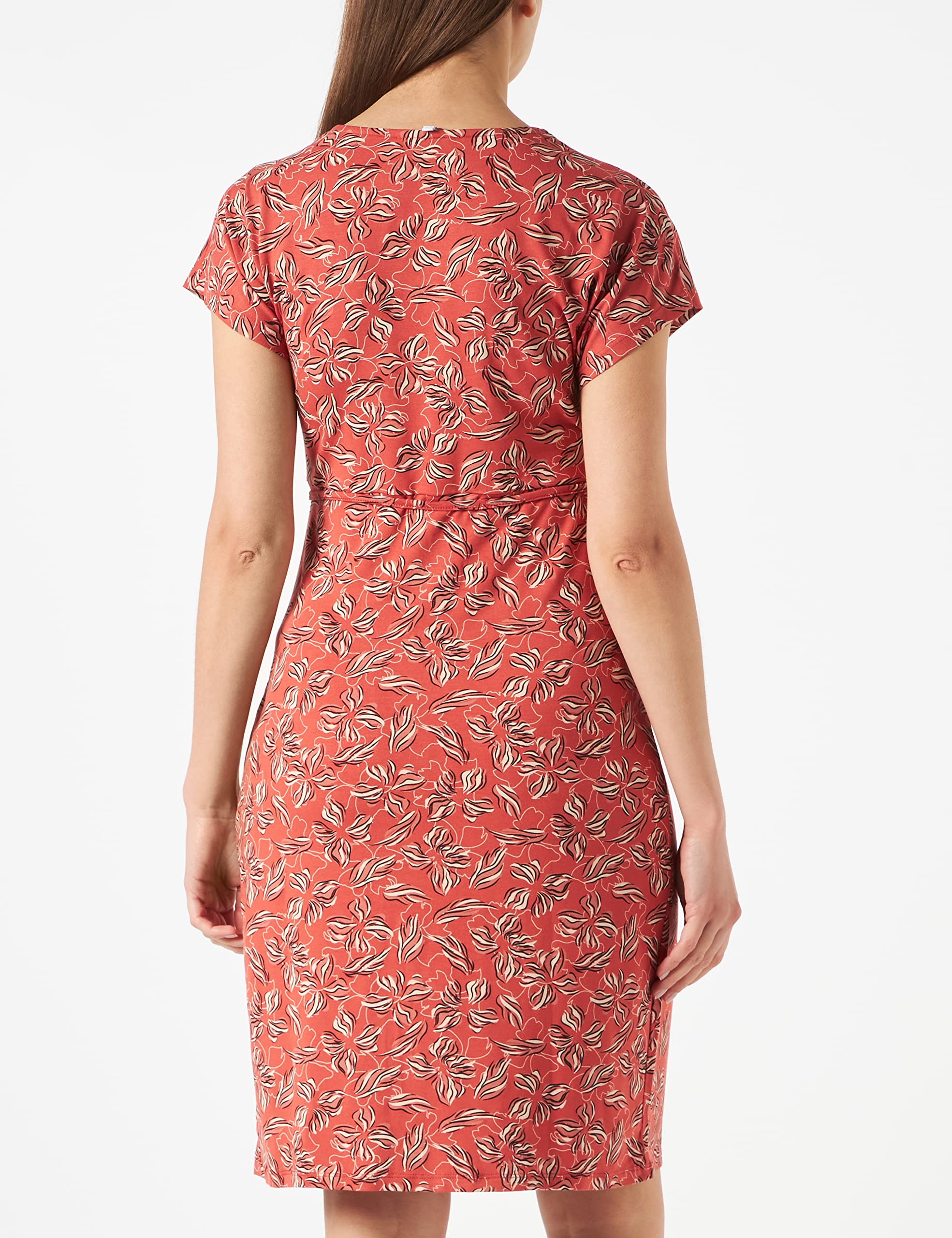 noppies-damen-umstandskleid-mit-kurzarm-und-all-over-print-hot-sauce image 4