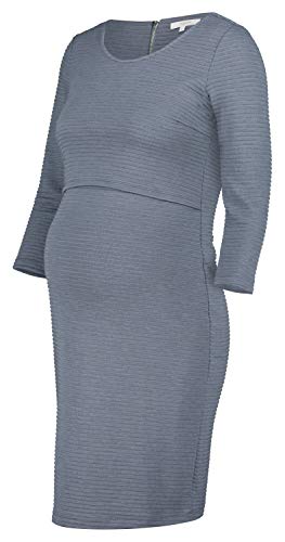 noppies-damen-kleid-nurs-3-4-slv-zinnia-stillkleid-mit-3-4-rmeln-blau-nightshado image 8