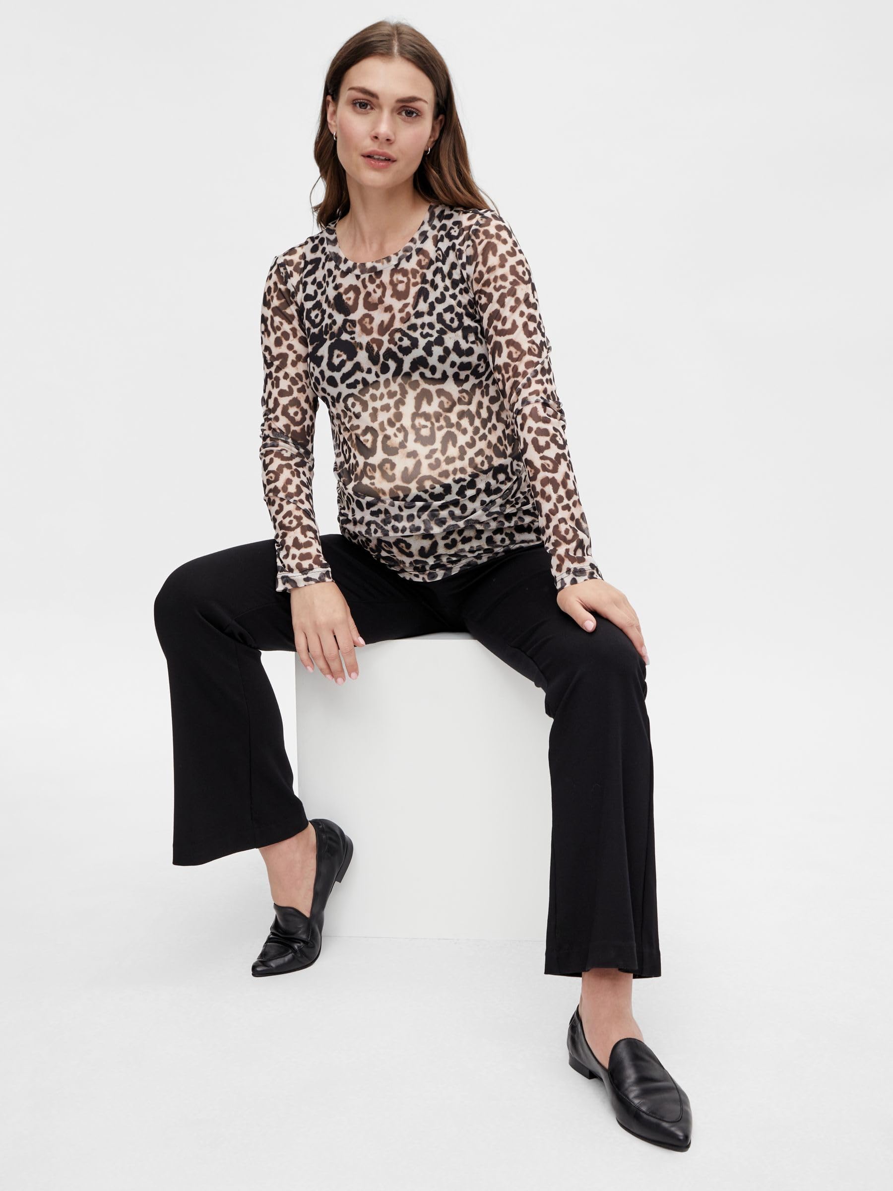 mamalicious-mlsonia-l-s-mesh-top-langarmshirt-mit-leomuster image 6