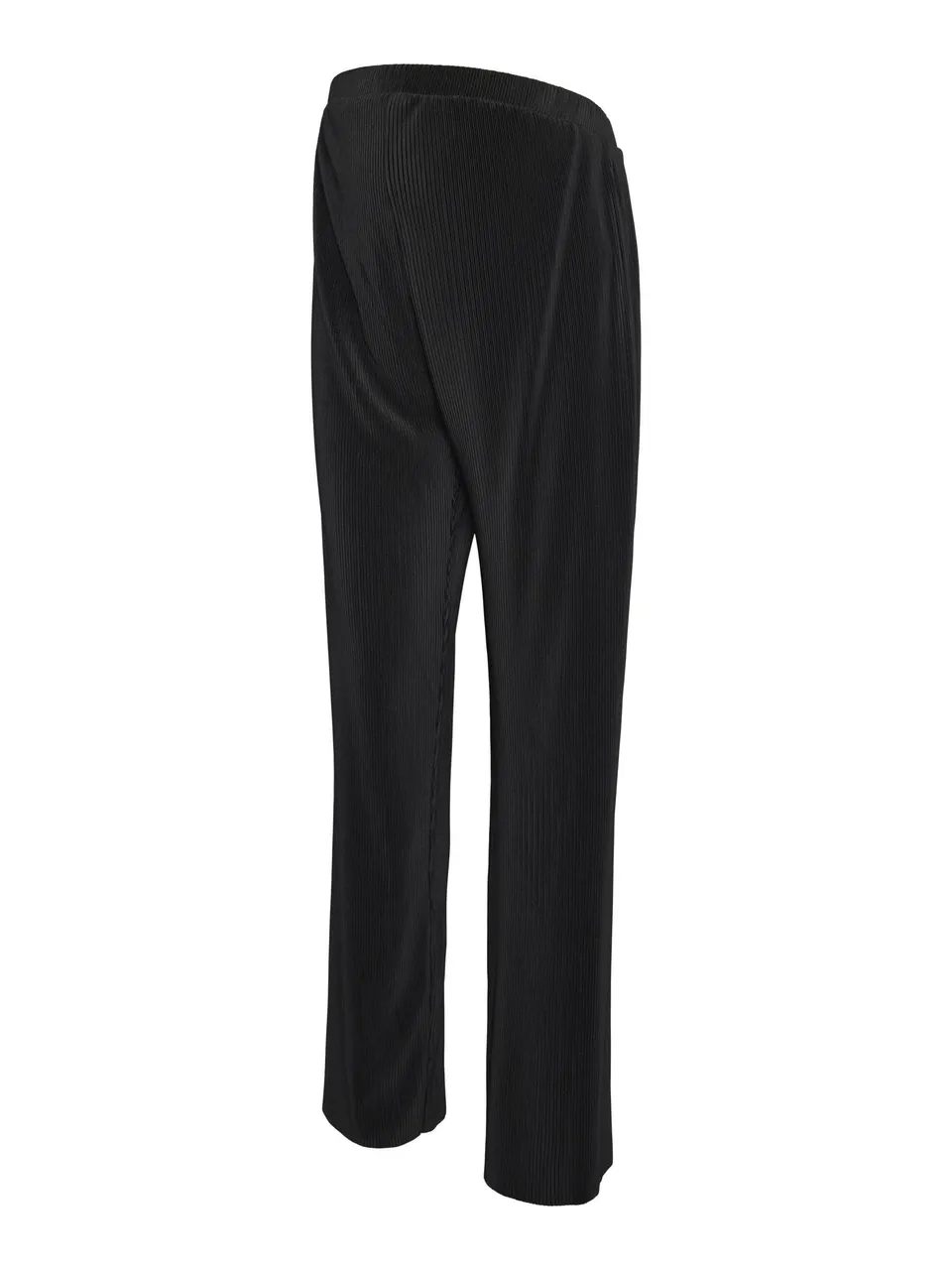 mamalicious-umstandshose-gerade-geschnitten-elastischer-taillenbund-bauchband image 1