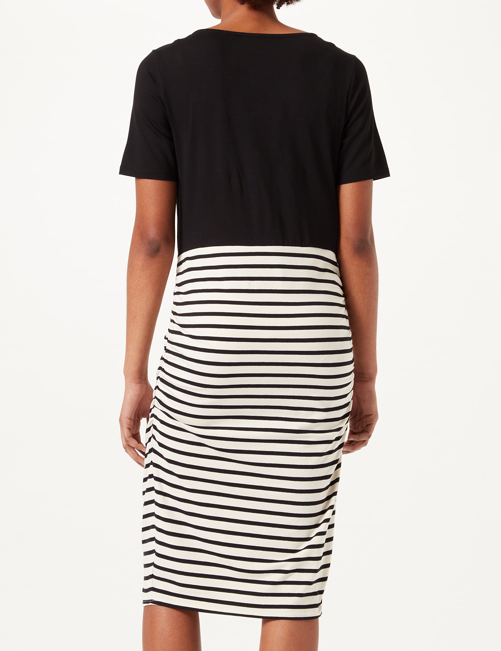 noppies-umstandskleid-stillkleid-dress-nursing-short-sleeve-stripe-l-we-schwarz- image 4