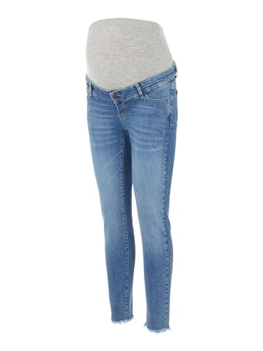mamalicious-mlmila-damen-slim-fit-umstandsjeans-mit-berbauchbund image 8
