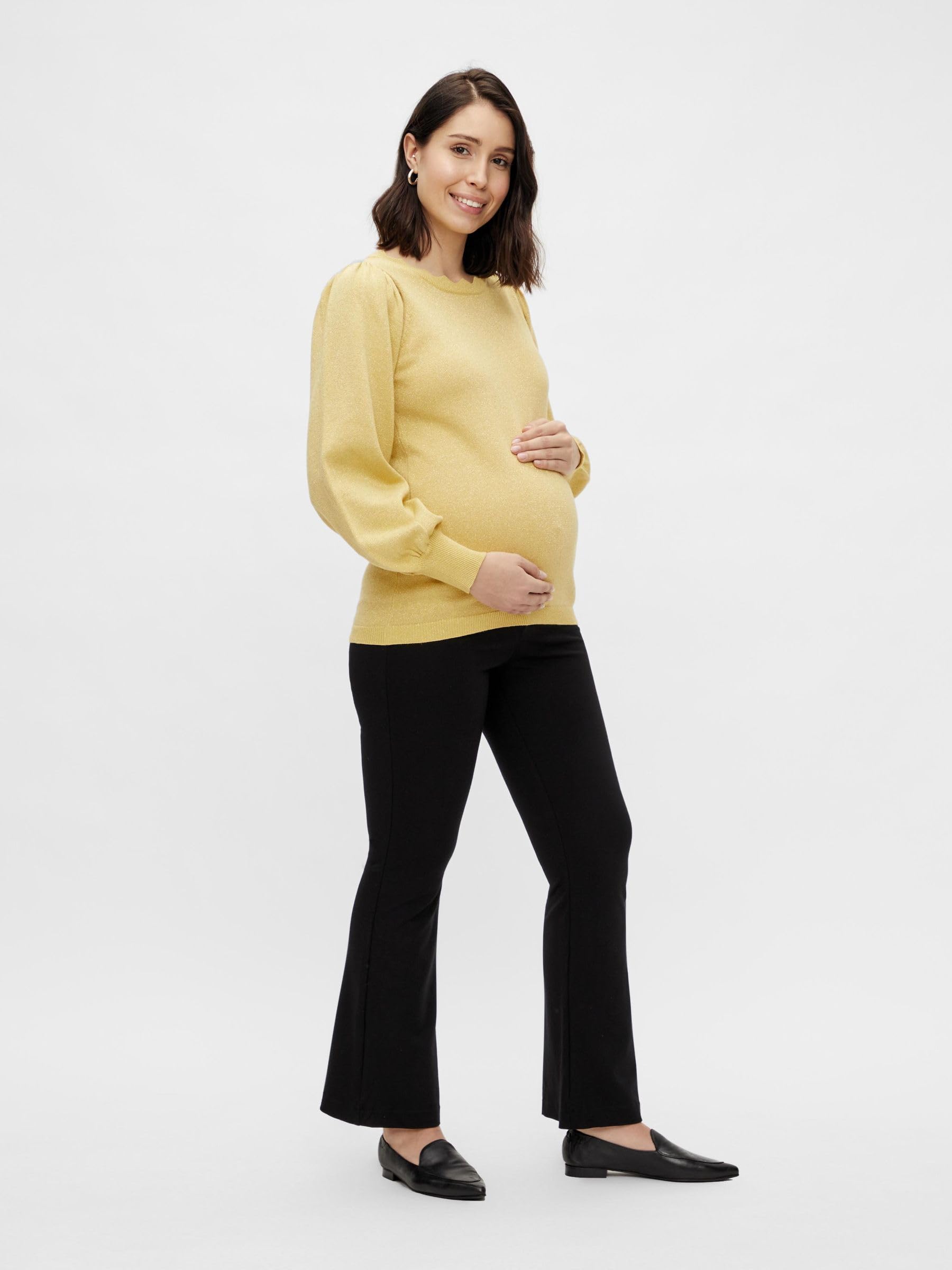mamalicious-mlpatricia-langarm-strickpullover-f-r-schwangere-mit-puff-rmeln image 4