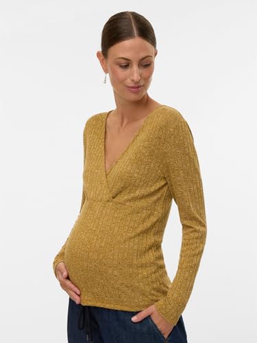 mamalicious-mlpilar-still-top-mit-v-ausschnitt-und-langarm-eng-anliegend image 8