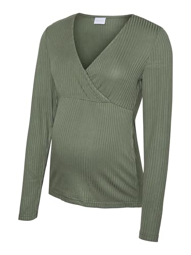 mamalicious-stillbluse-mlpilar-mit-v-ausschnitt-und-wickeloptik-lang-rmelig-norm image 7