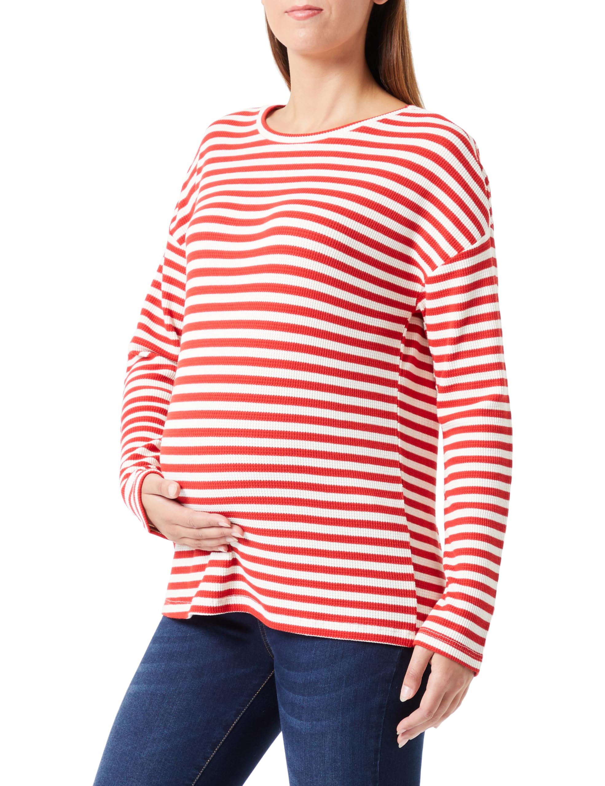 mamalicious-mlsilly-ls-jrs-top-langarmshirt-umstands-langarmshirt-mit-streifenmu image 5