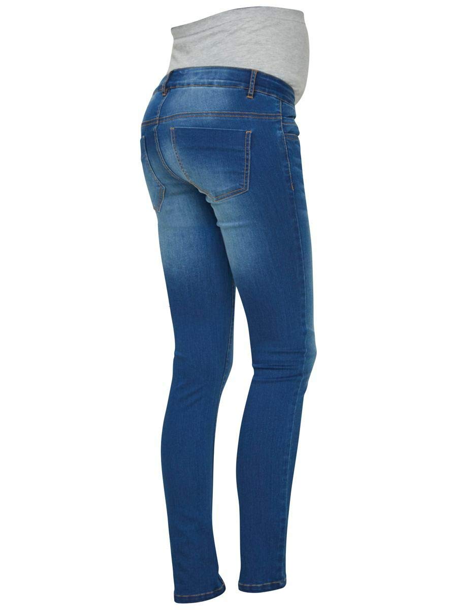 mamalicious-damen-umstandsjeans-mlfifty-002-slim-noos-schmale-jeans-mit-jersey-b image 3