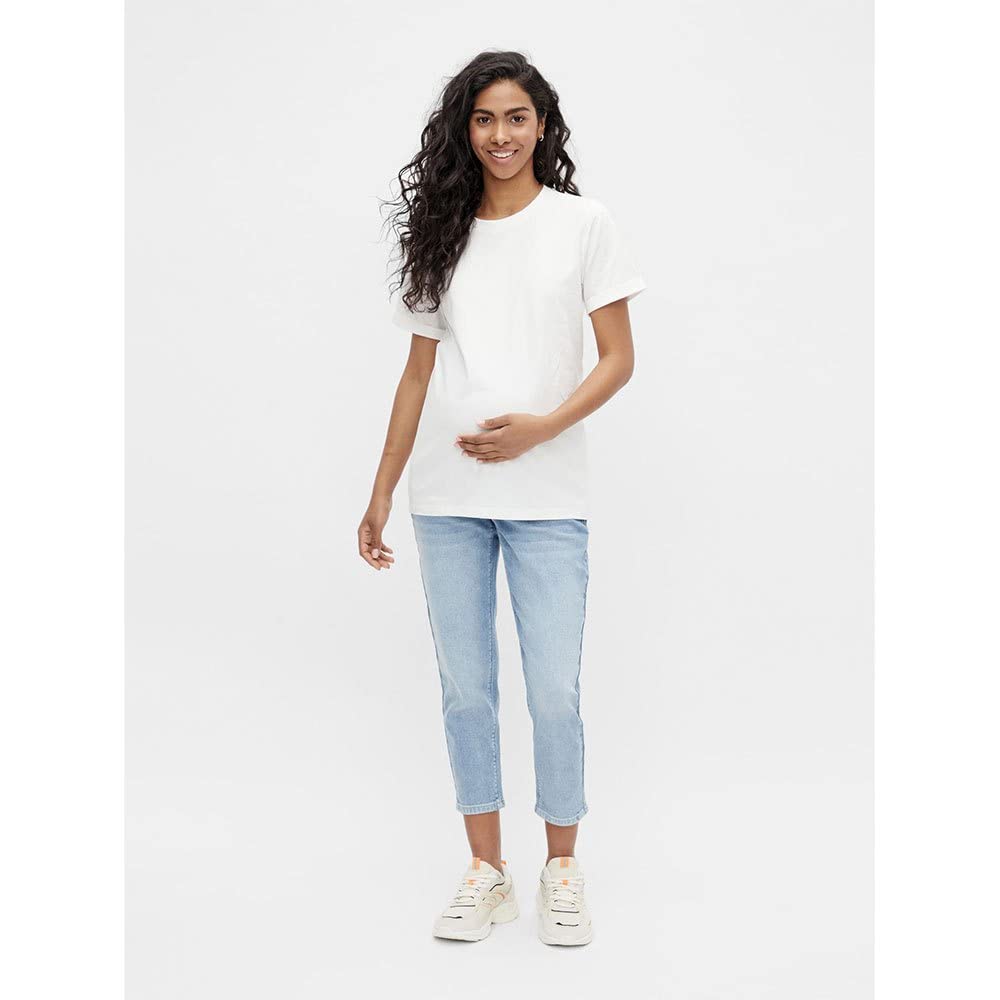 mamalicious-mleva-s-s-jersey-top-a-noos-umstands-t-shirt-mit-rundhals-und-kurzen image 4