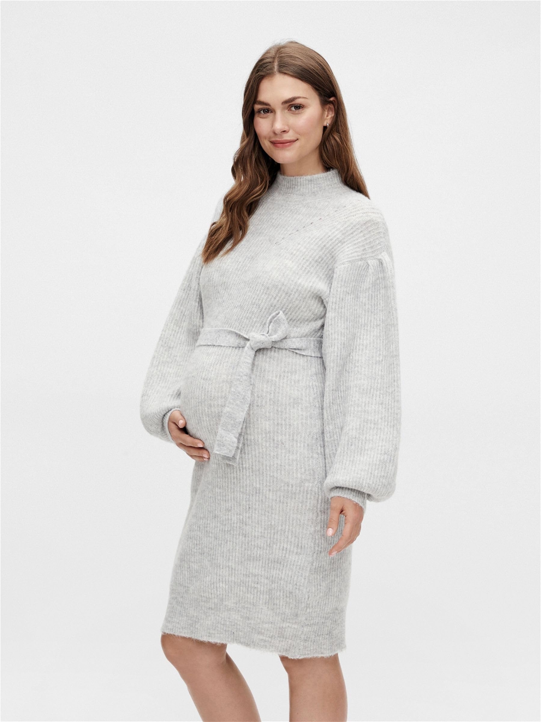 mamalicious-mllilli-l-s-knit-strickkleid-mit-ballon-rmeln-f-r-schwangere image 2