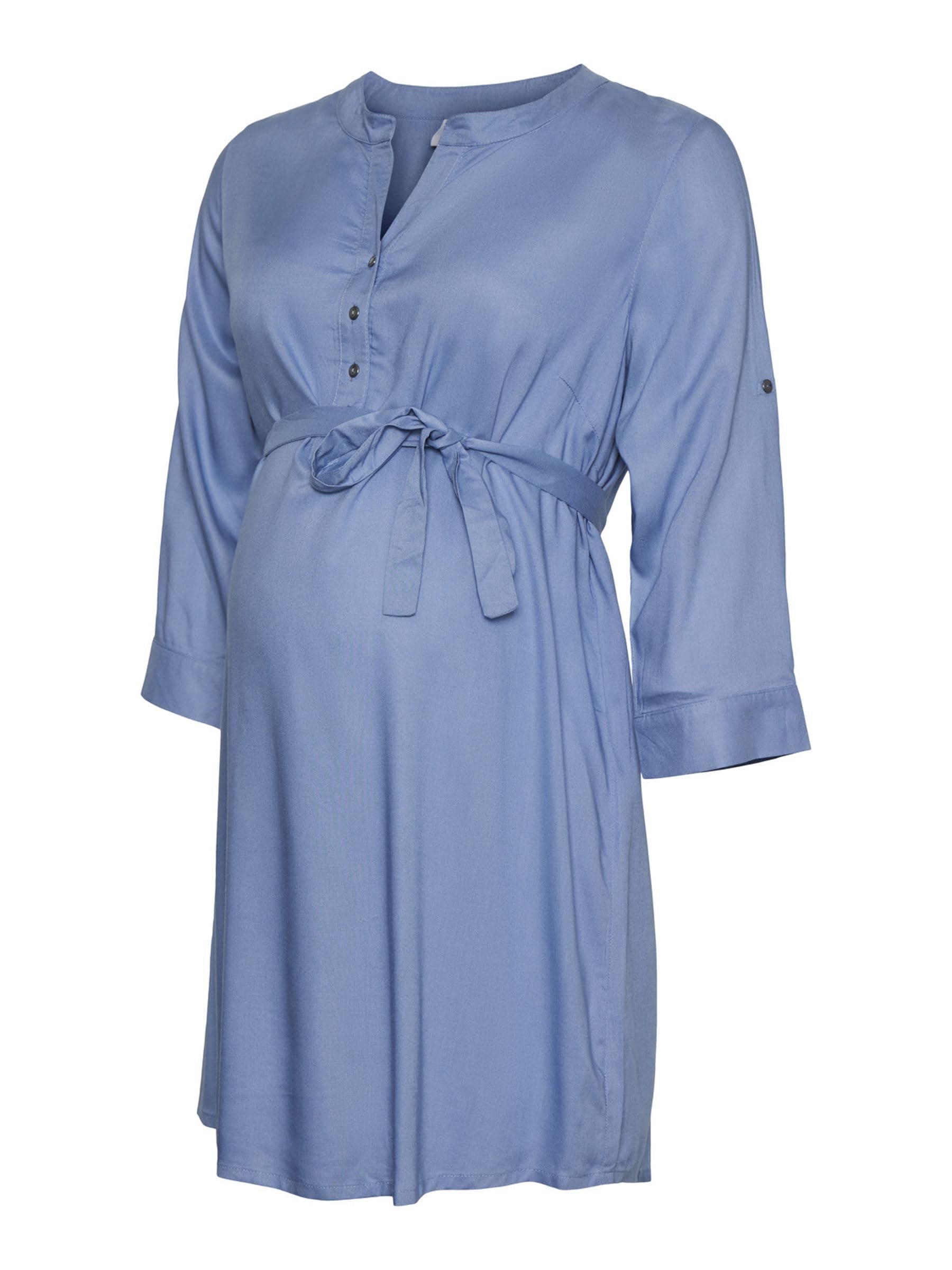 mamalicious-mlmercy-lia-3-4-woven-tunic-gewebte-umstands-tunika-mit-3-4-rmeln image 1