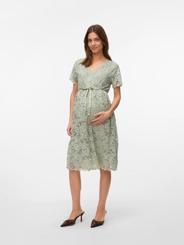 mamalicious-mlmivane-umstandskleid-2-in-1-stillkleid-v-ausschnitt-kurzarm-wickel image 7