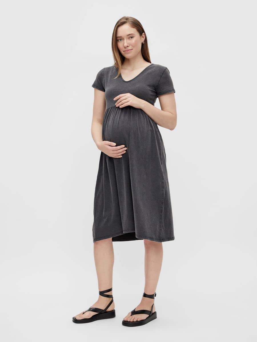 mamalicious-damen-mlstinna-cap-jersey-umstandskleid-schlichtes-kleid-f-r-schwang image 5