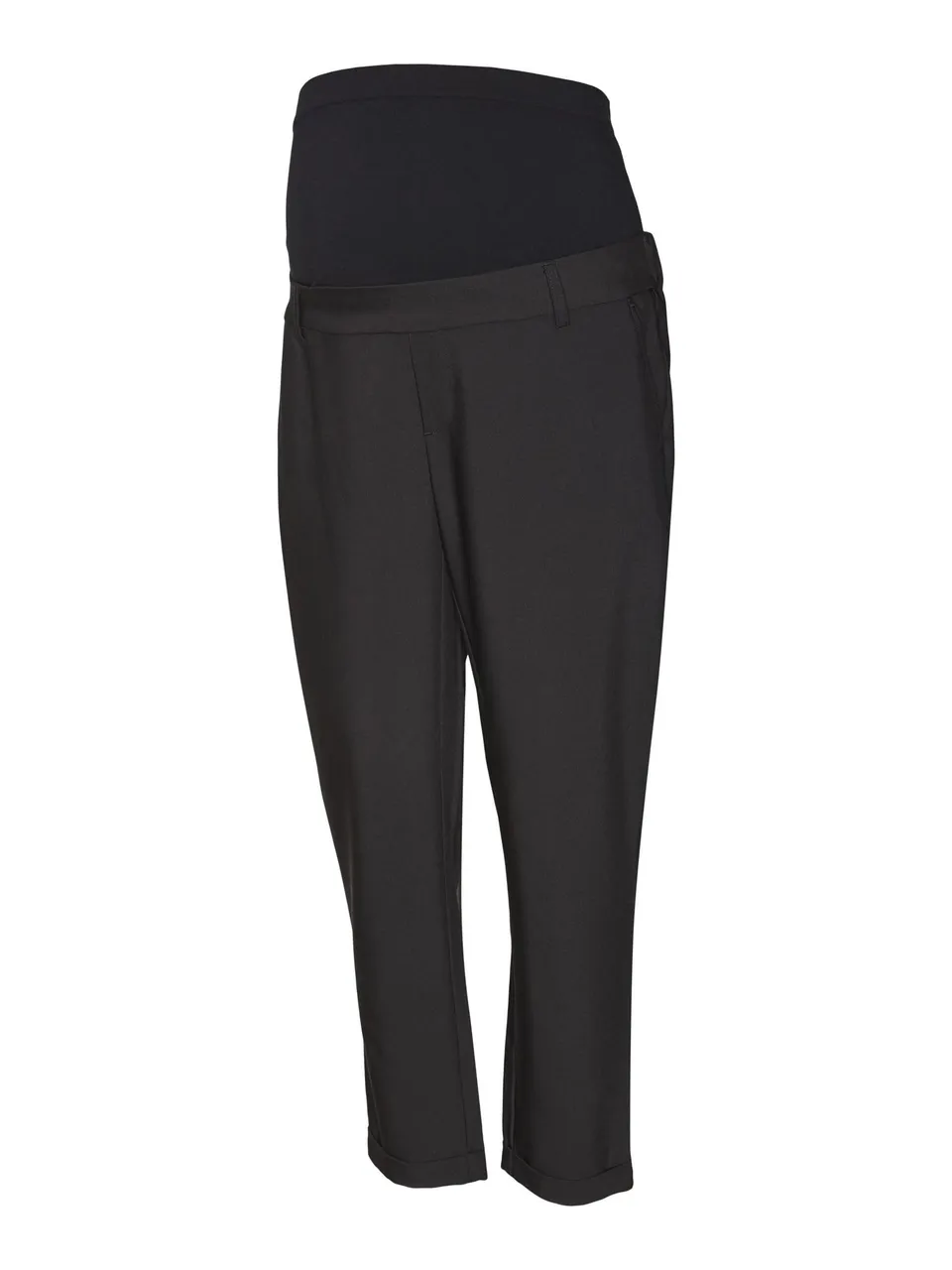 mamalicious-umstands-chinohose-mit-mid-rise-umschlagbaren-s-umen-und-bumpband-be image 1