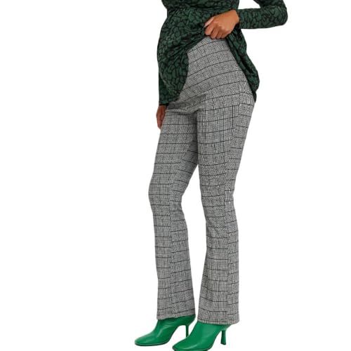 mamalicious-noelli-damen-leggings-schwarz-grau-hoher-bund-elastischer-bund-bedru image 5