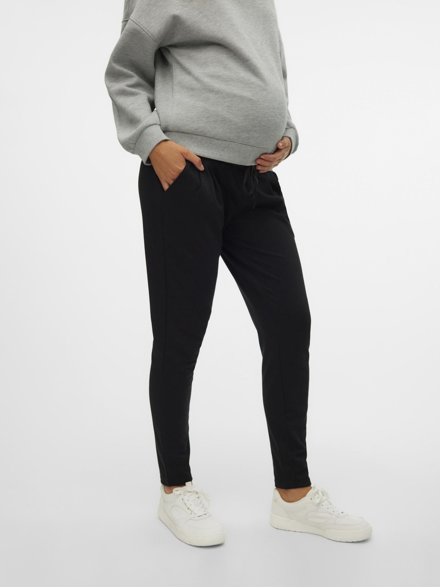 mamalicious-umstands-hose-loose-fit-jersey-bauchband-tunnelzug-kellerfalten image 2