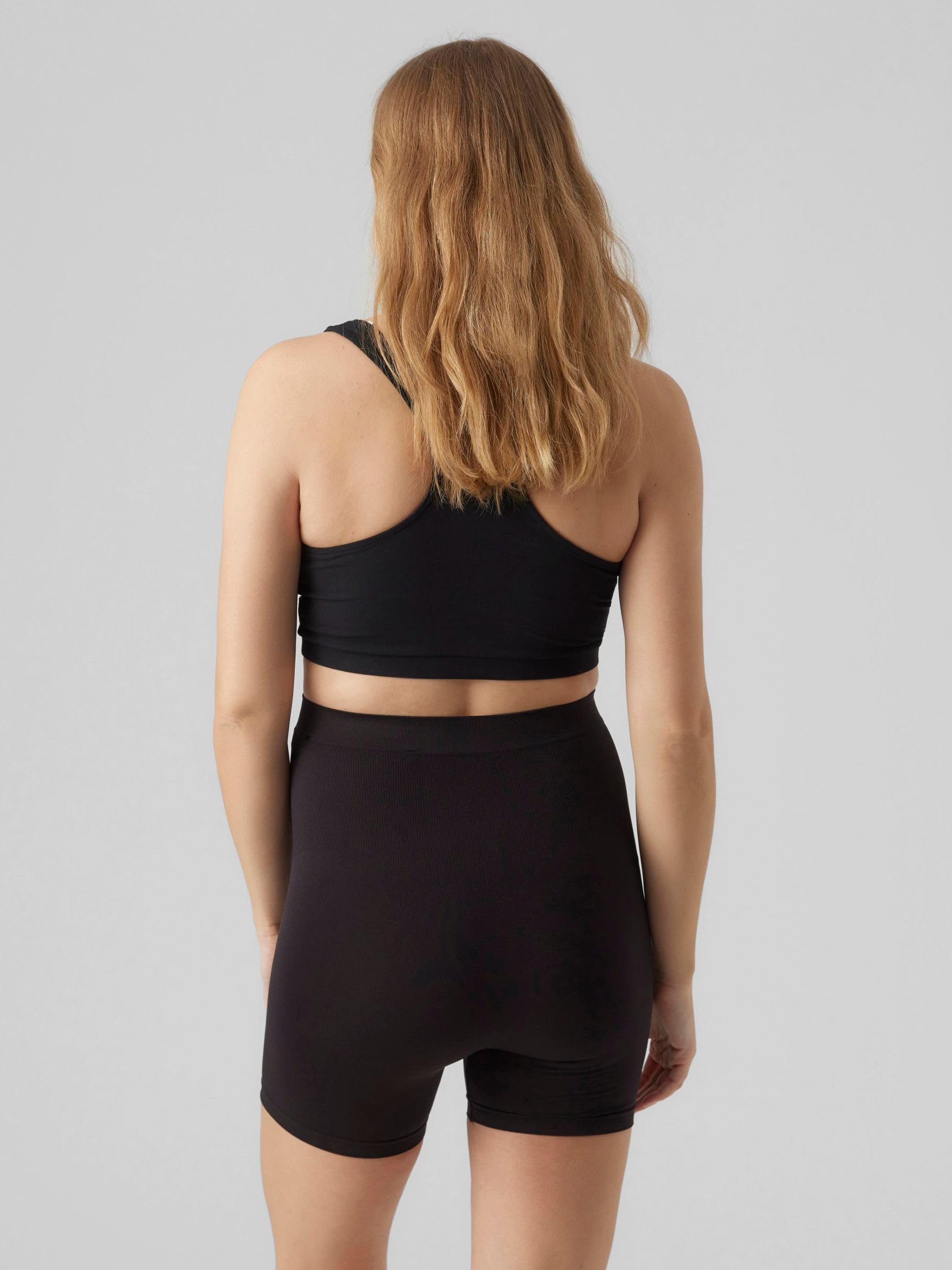mamalicious-nahtlose-umstands-shorts-2er-pack-slim-fit-schwarz image 3