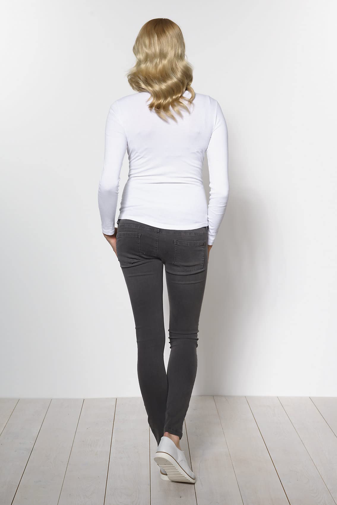 mamalicious-mlella-skinny-jeans-umstandshose-grey-denim-5-pocket-extrabreites-je image 5