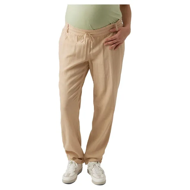 mamalicious-mlbeach-woven-string-pant-noos-leichte-umstandshose-mit-elastischem- image 1