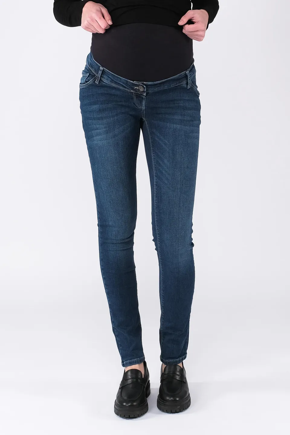 love2wait-jeans-sophia-32-skinny-fit-in-stone-wash-umstandsjeans-mit-schmaler-pa image 1