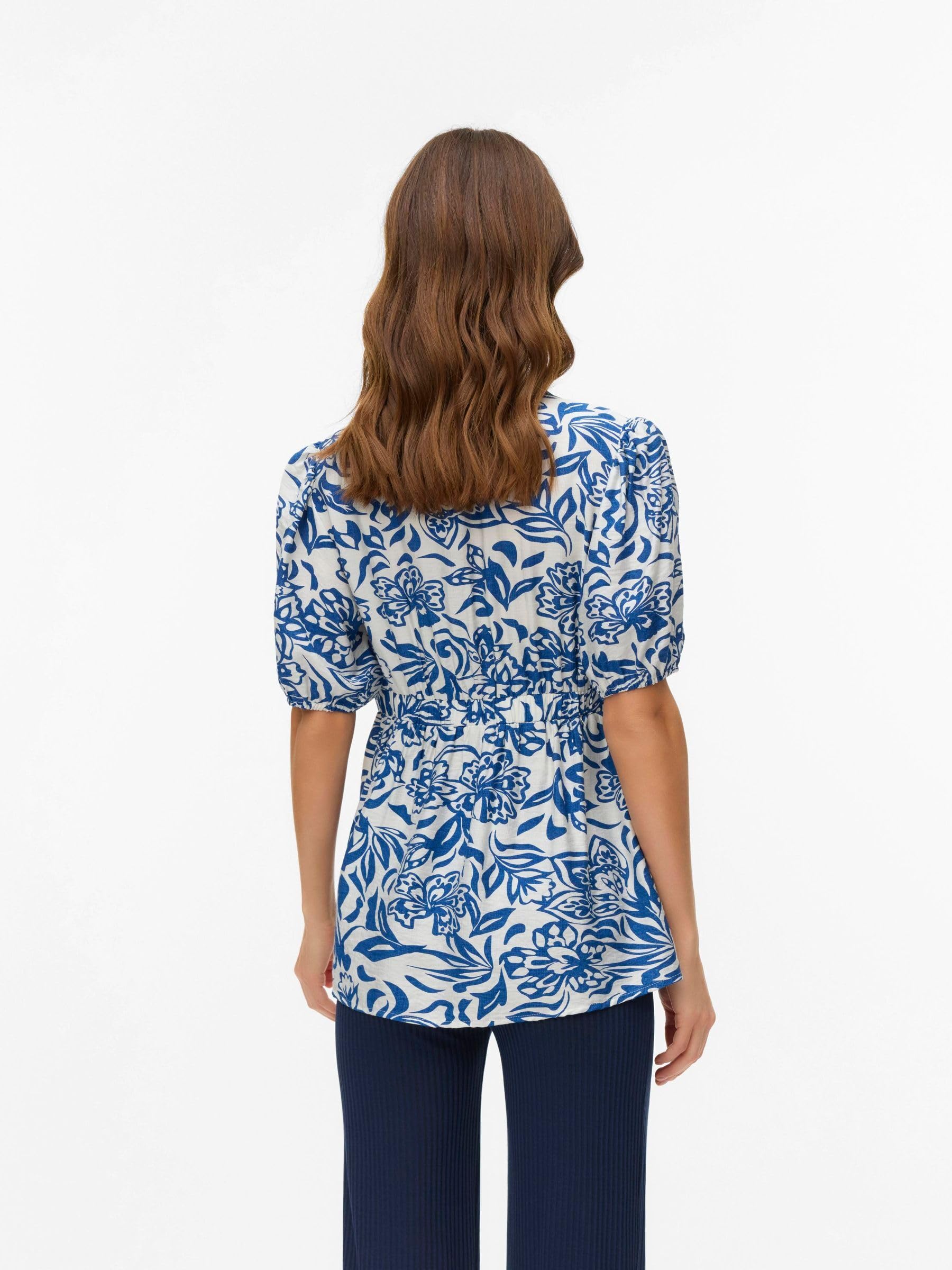 mamalicious-damen-stillbluse-mlpilar-normal-geschnittene-3-4-arm-bluse-mit-v-aus image 3