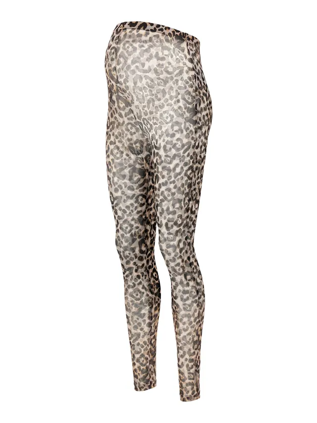 mamalicious-umstandsleggings-mit-leomuster-und-elastischem-bund image 1