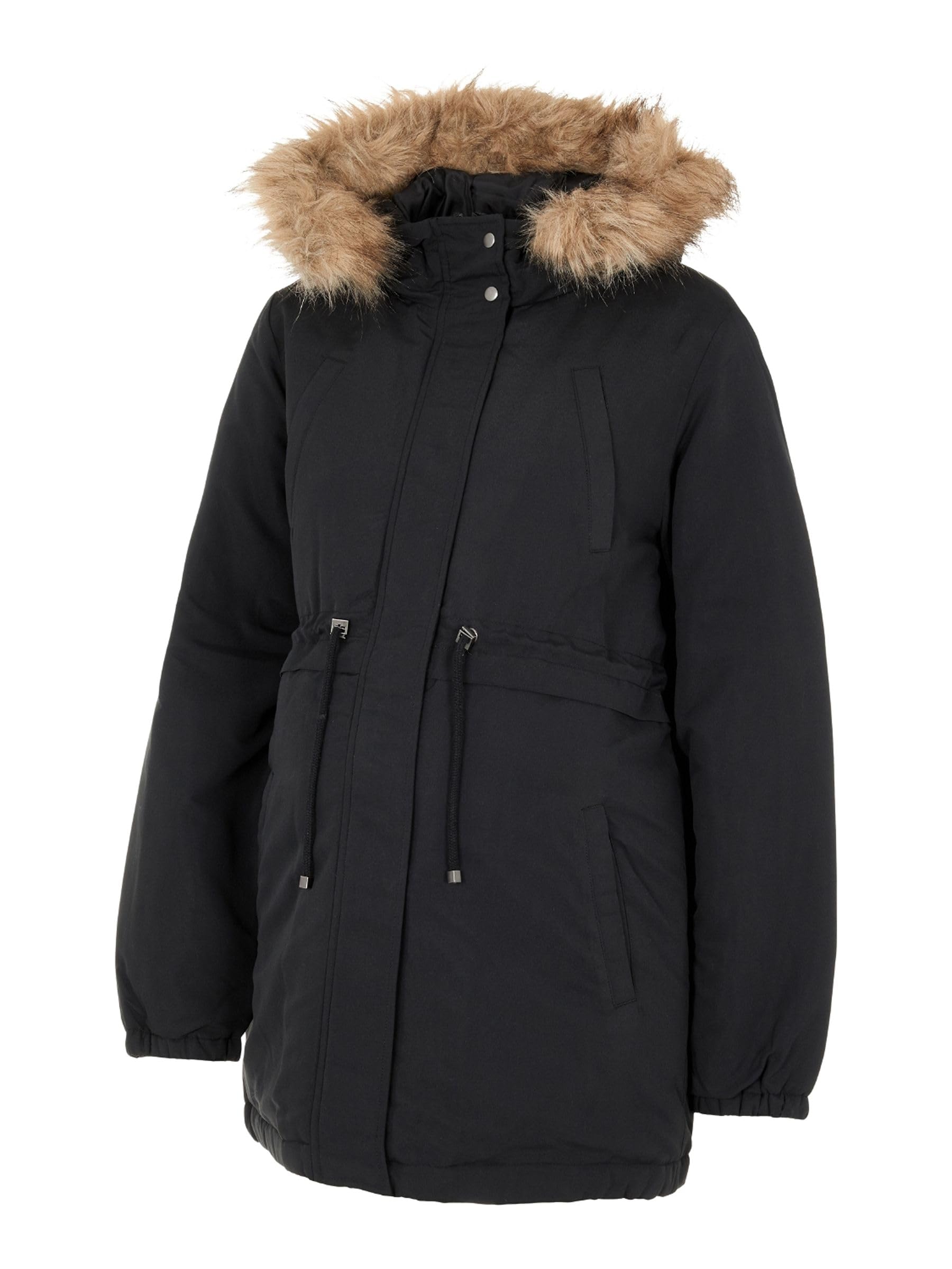 mamalicious-langer-parka-umstands-jacke-gef-ttert-mit-kapuze image 7
