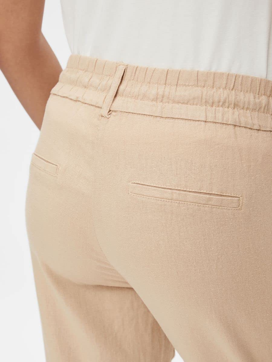 mamalicious-damen-mlbeach-woven-string-pant-hose-umstandshose-mit-tunnelzug image 7