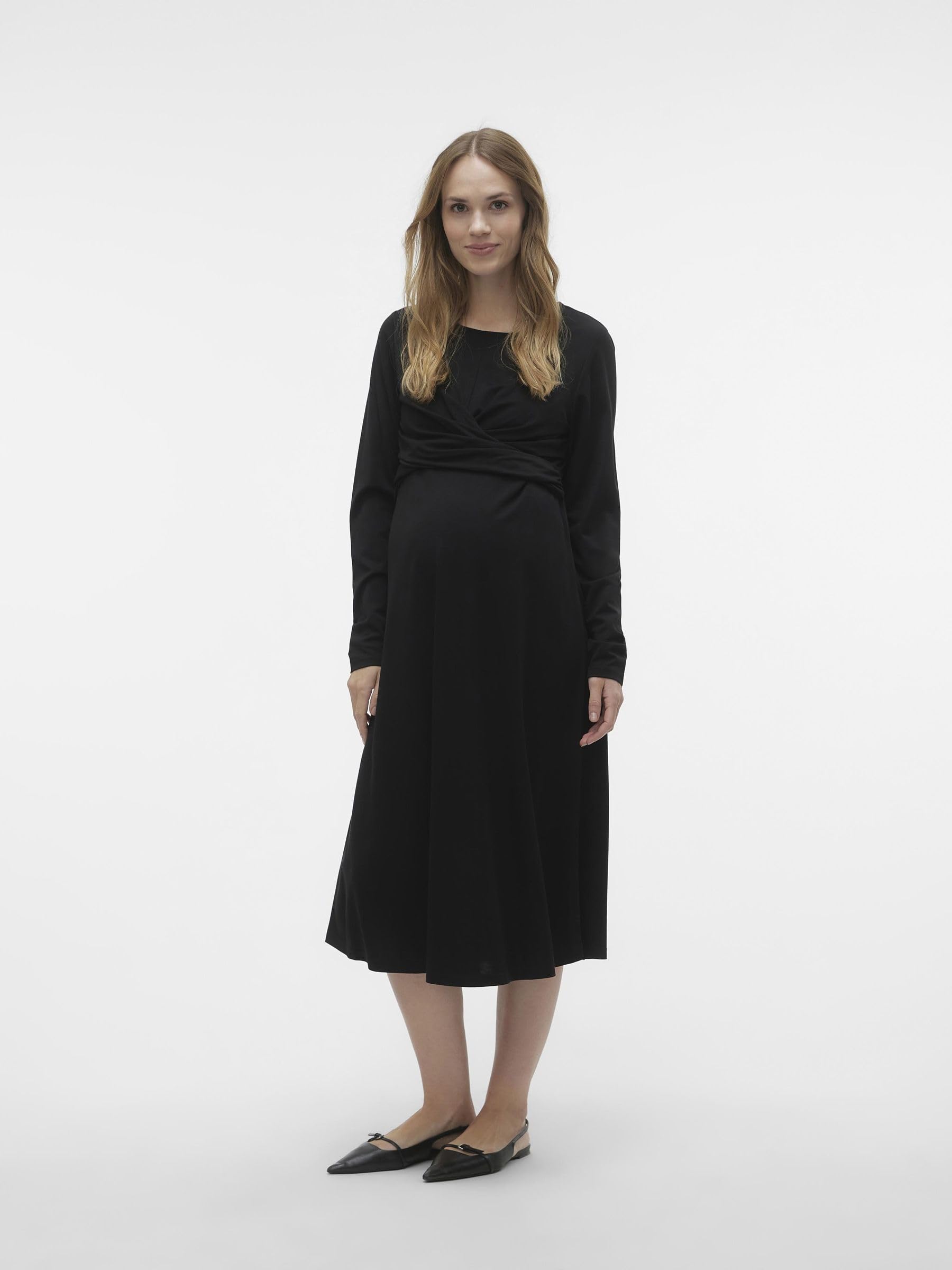 mamalicious-umstandskleid-mlbea-u-ausschnitt-langarm-vielseitig-kombinierbar image 4