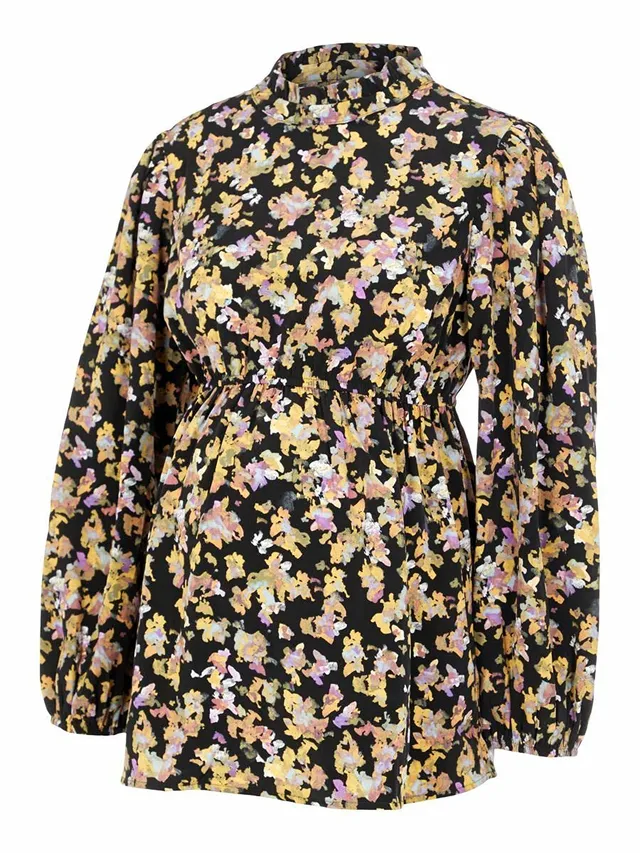 mamalicious-damen-mlemra-l-s-woven-top-a-bluse image 1