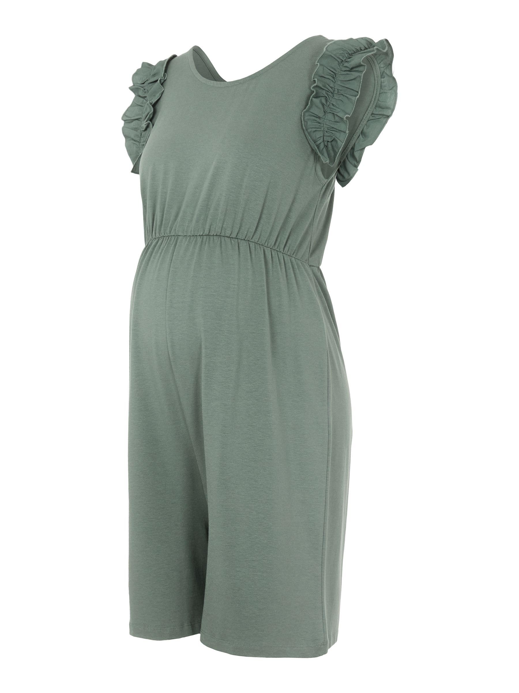 mamalicious-umstands-playsuit-rmelloser-jumpsuit-mit-u-ausschnitt-und-r-schendet image 1
