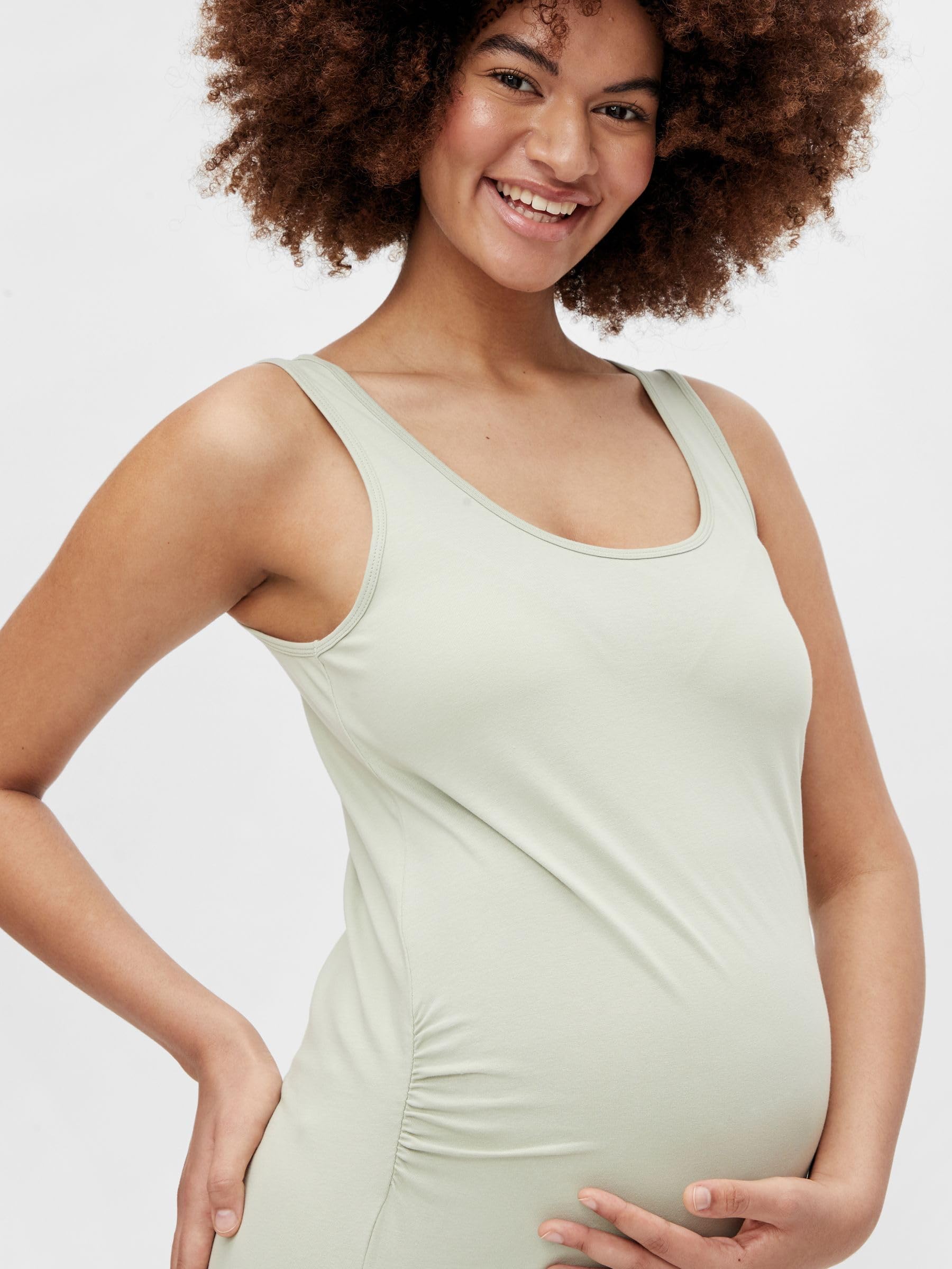 mamalicious-mlemma-s-l-maxi-dress-plain-a-schlichtes-k-rpernahes-umstands-maxikl image 5