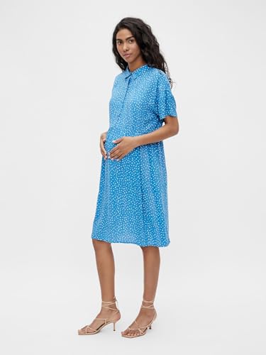 mamalicious-kurzarm-kleid-mit-stehkragen-umstandskleid-gr-e-m image 8