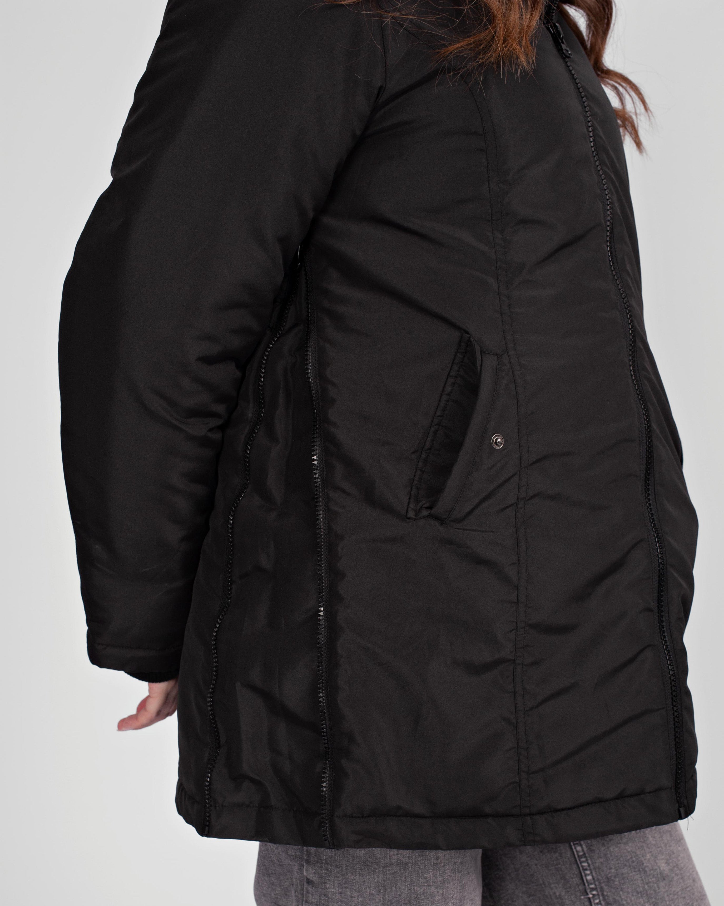 love2wait-3-in-1-babycarrier-mantel-in-schwarz-umstandsmantel-mit-babytrage-funk image 6