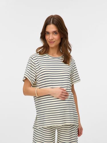 mamalicious-mlpilar-umstands-bluse-mit-rundhalsausschnitt-kurzarm-und-seitenschl image 7