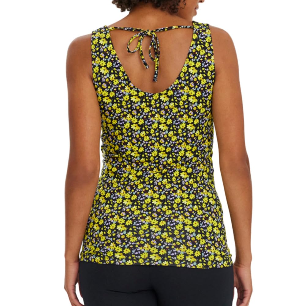 mamalicious-lamber-umstands-tanktop-schwarz-gelb-v-ausschnitt image 3