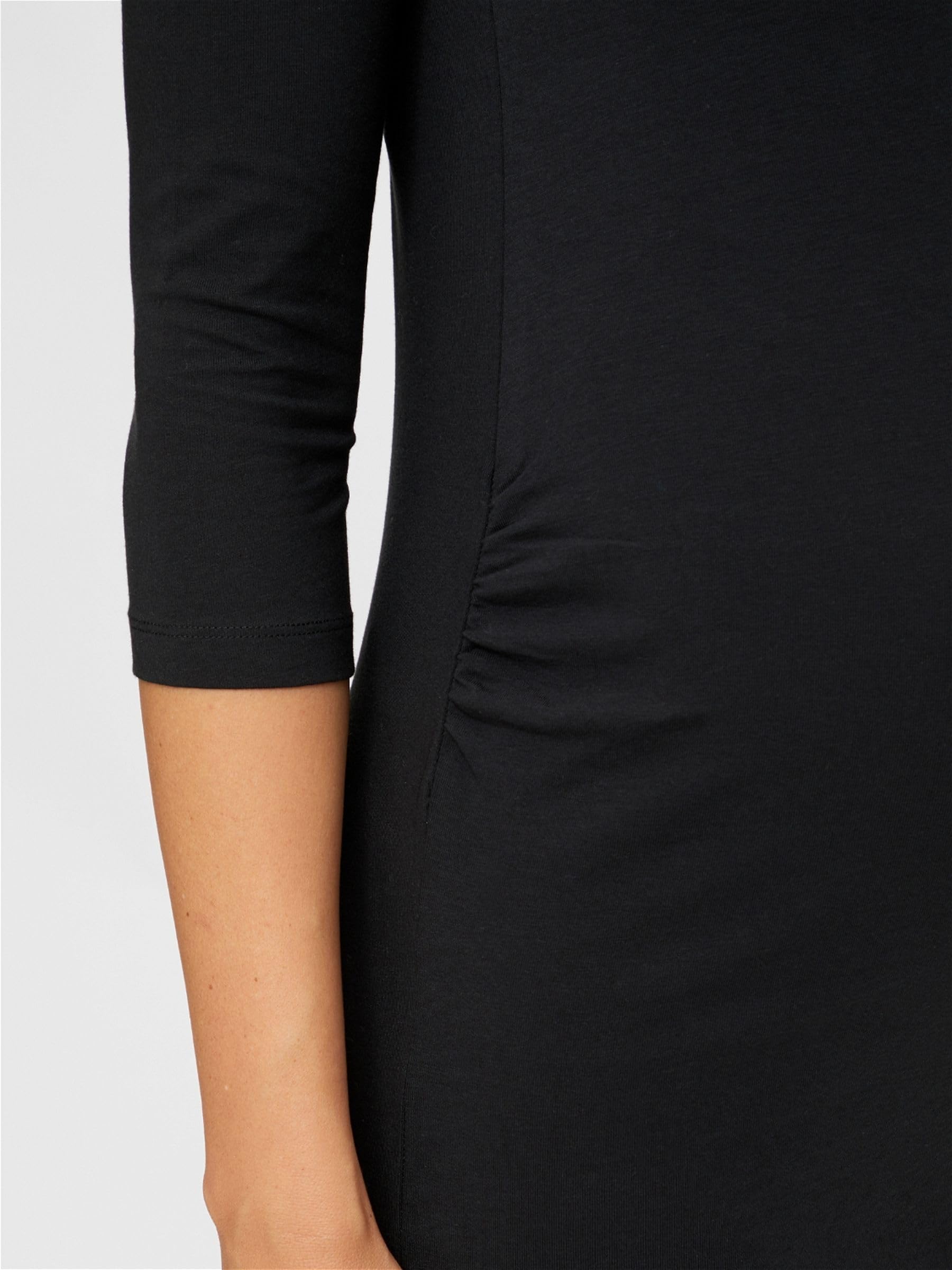 mamalicious-mllea-umstandskleid-einfarbiges-jersey-kleid-mit-3-4-rmeln image 7