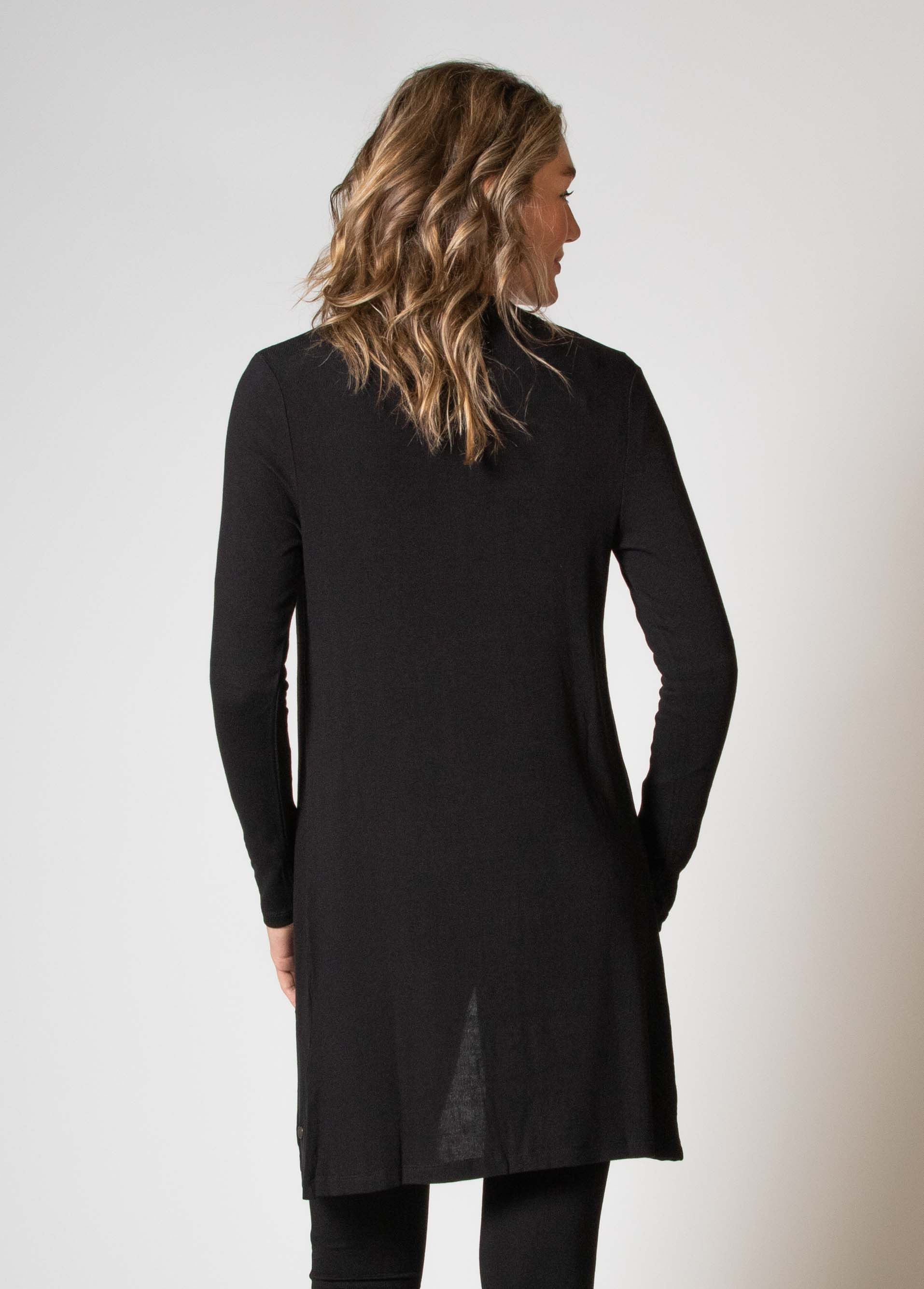 love2wait-strickjacke-b999061-004-schwarz-lang-geschnittene-cardigan-bis-knieh-h image 5