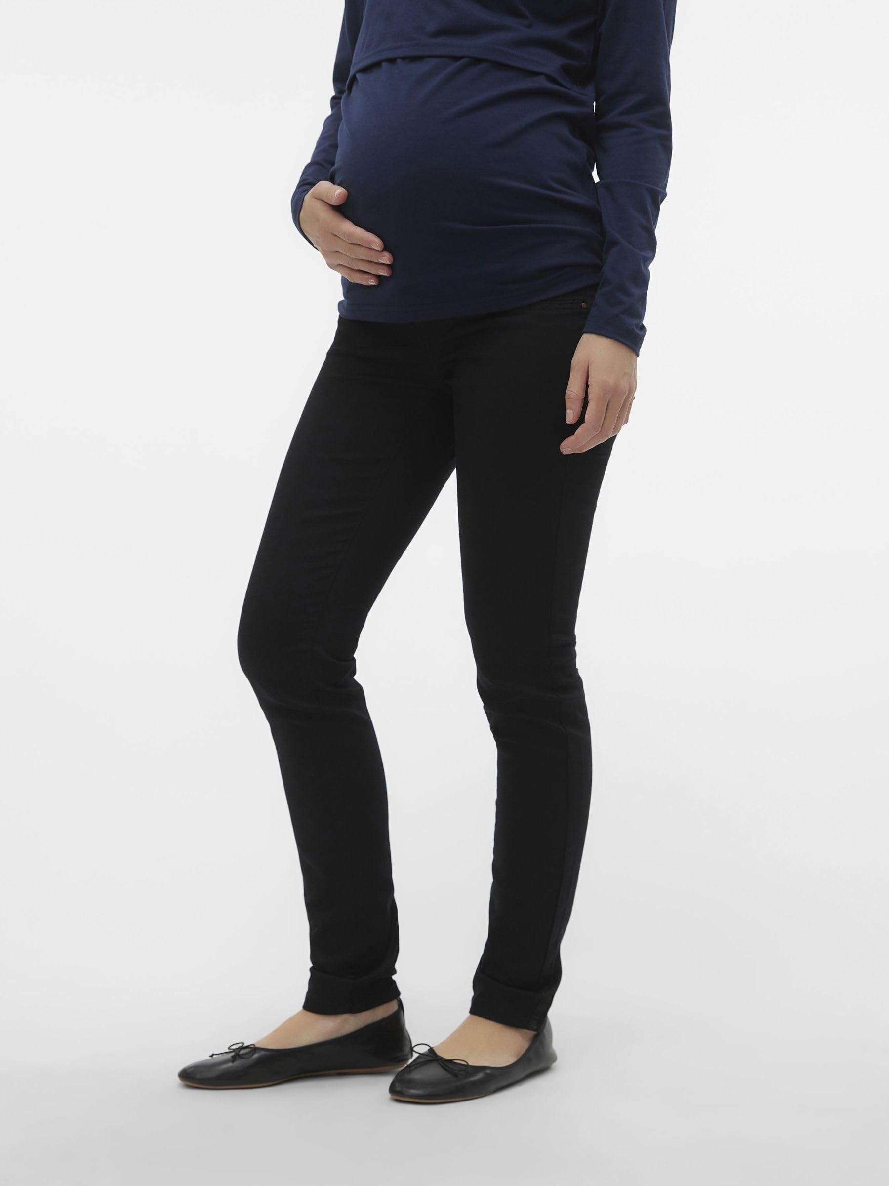 mamalicious-damen-umstandshose-mljuliane-slim-pant-noos-slim-fit-umstandsjeans image 2