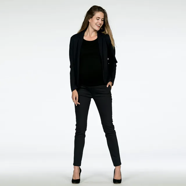 love2wait-jacket-ponte-di-roma-black-blazer-f-r-umstands-und-stillmode image 1