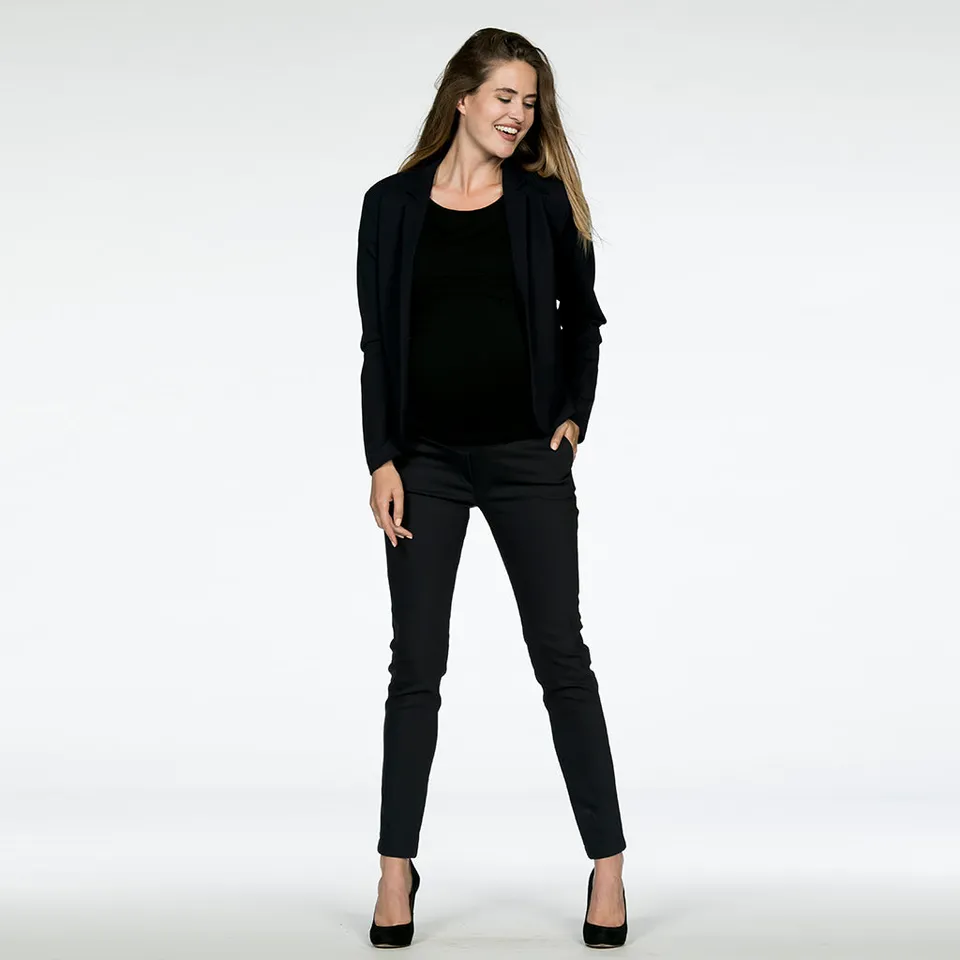 love2wait-jacket-ponte-di-roma-black-blazer-f-r-umstands-und-stillmode image 1